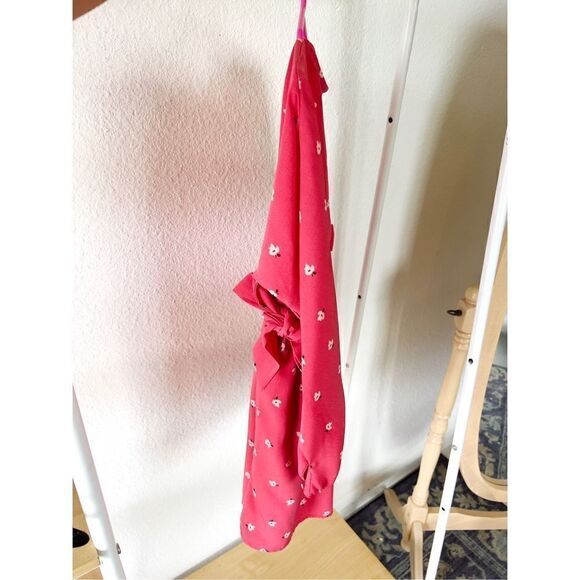 Gianni Bini Girls Mauve Floral Button-Down Dress - Picture 3 of 4